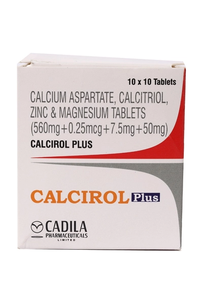 Calcirol Plus Tablet 10's, Pack of 10