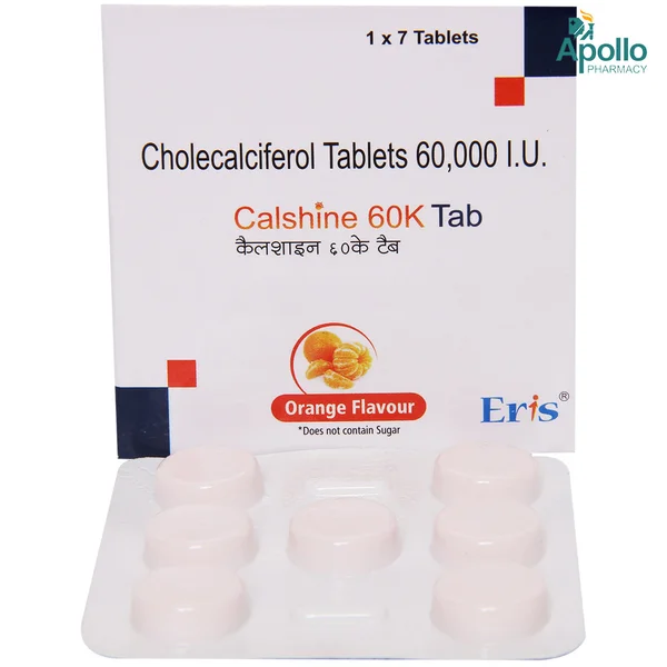 Calshine 60K Tablet 7's
