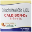Caldison D3 Sugar Free Orange Flavour Tablet 4's