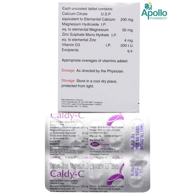 Caldy C Tablet 10's, Pack of 10