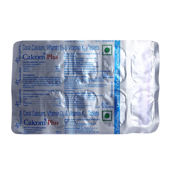 Calcom Plus Tablet 10's, Pack of 10 TabletS