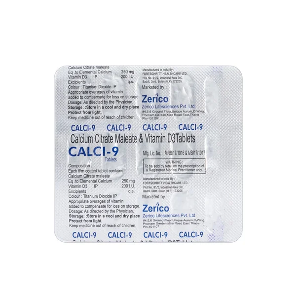 Calci-9 Tablet 15's