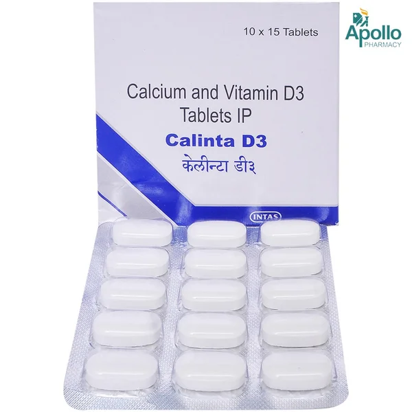 Calinta D3 Tablet 15's, Pack of 15