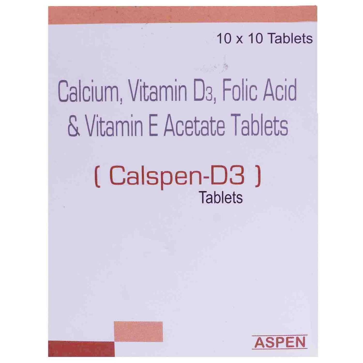 Buy Calspen D3 Tablet 10's Online