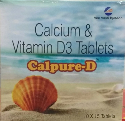 Calpure D Tablet 15's, Pack of 15 TABLETS