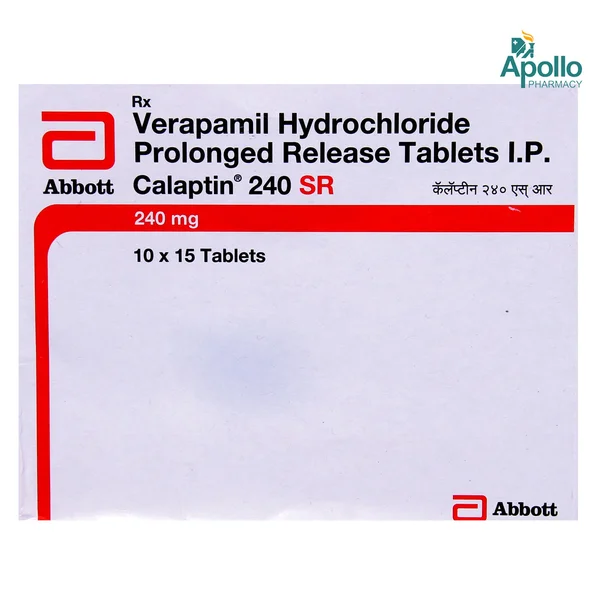 Calaptin 240 SR Tablet 15's, Pack of 15 TABLETS
