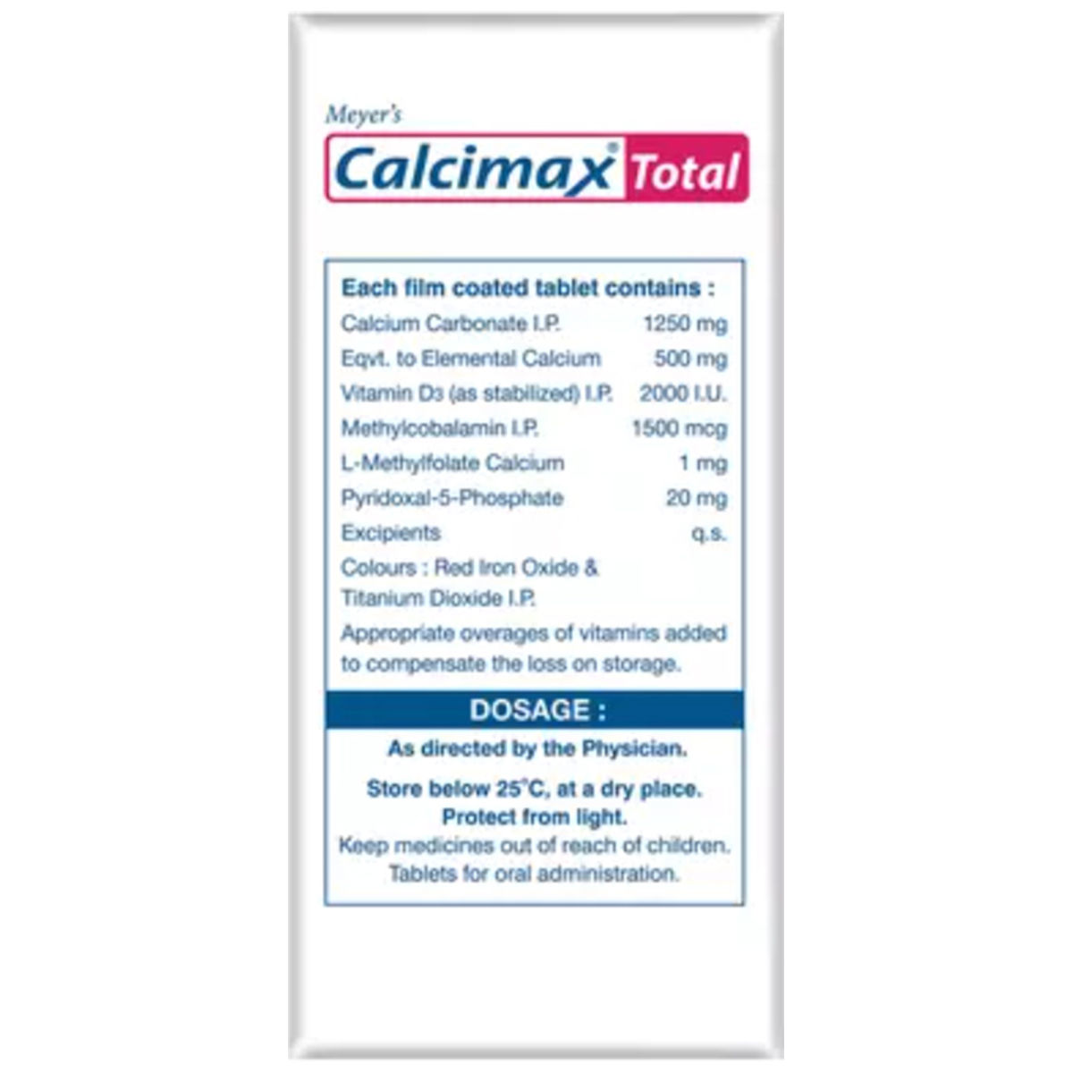 Buy Calcimax Total Tablet | 19 Minutes Delivery | Apollo Pharmacy