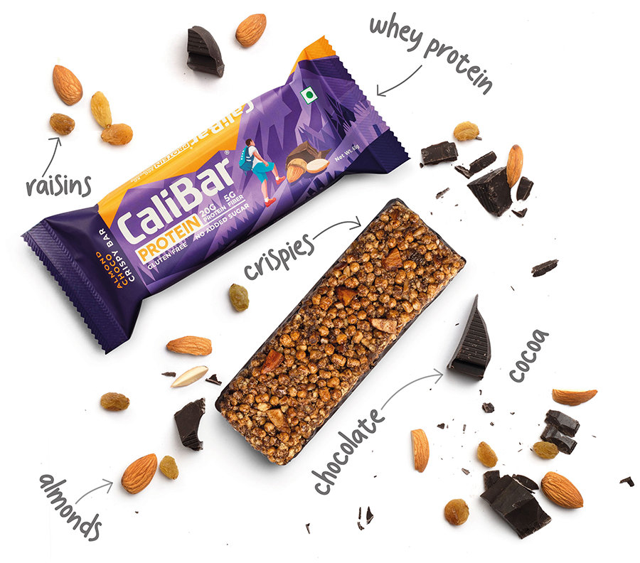 Calibar Protein Almond Choco Crispy Bar, 65 gm, Pack of 1 Calibar Protein Almond Choco Crispy Bar, 65 gm, Pack of 1