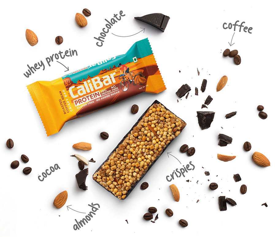Calibar Protein Roasted Coffee Bean Crispy Bar, 40 gm, Pack of 1 Calibar Protein Roasted Coffee Bean Crispy Bar, 40 gm, Pack of 1