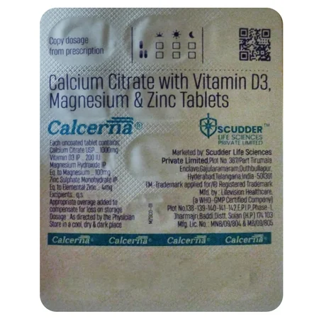 Calcerna Tablet 15's