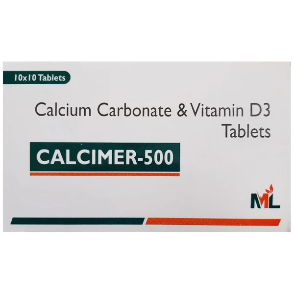 Calcimer-500 Tablet 10's