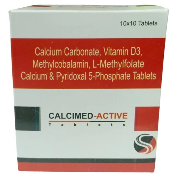 Calcimed-Active Tablet 10's, Pack of 10