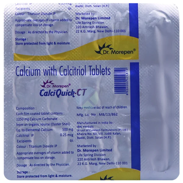 Calciquick-CT Tablet 15's