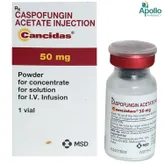 CANCIDAS 50MG INJECTION 10ML, Pack of 1 INJECTION