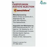Cancidas 70 Injection 10 ml, Pack of 1 INJECTION