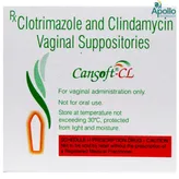 Cansoft-CL Vaginal Suppository 3's, Pack of 3 SuppositoryS
