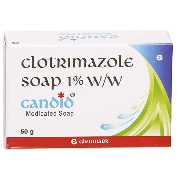 Candid Medicated Soap 100 gm | 1%W/W Clotrimazole Soap|For Fungal Infections|Skin Itching, Pack of 1