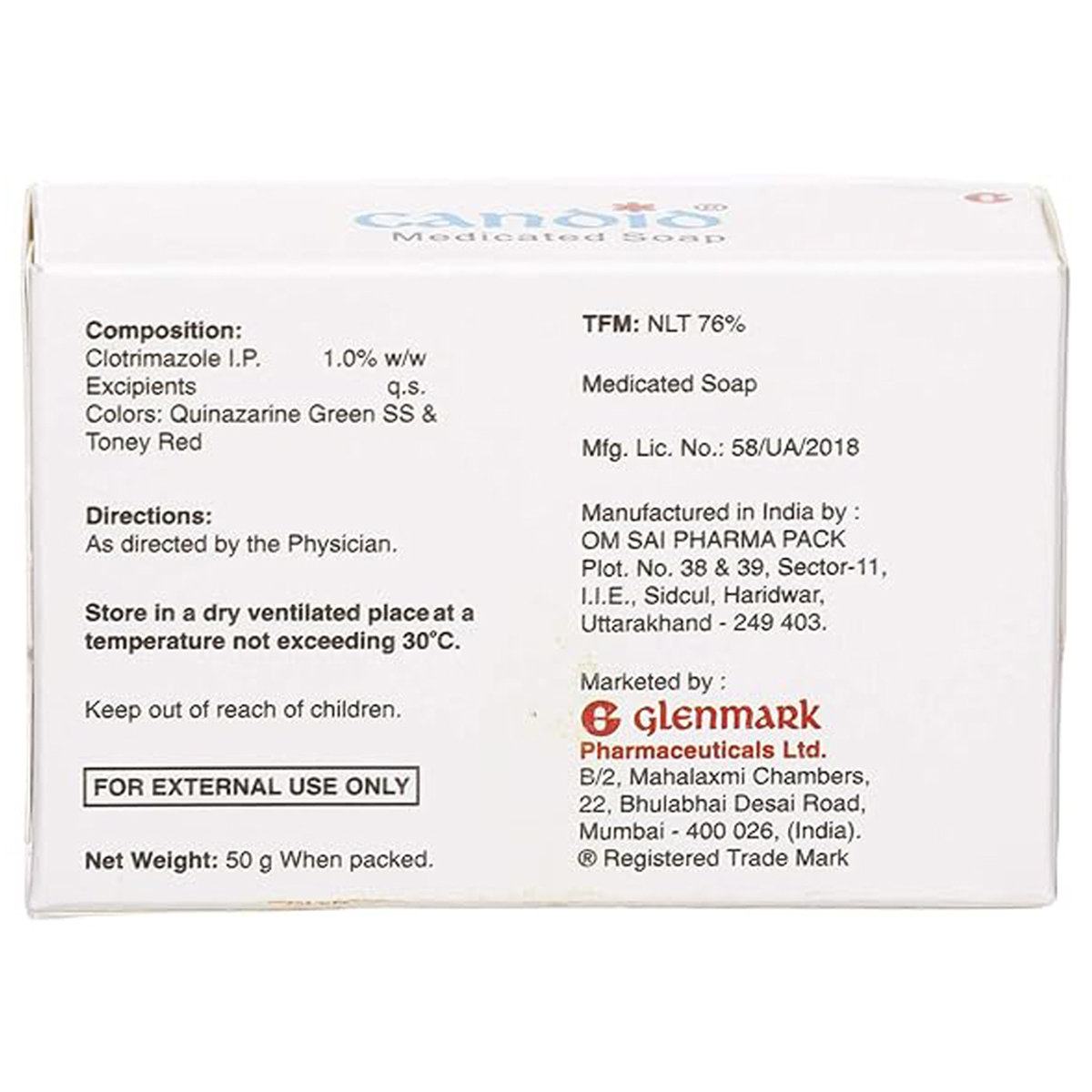 Candid Medicated Soap 100 gm | 1%W/W Clotrimazole Soap|For Fungal Infections|Skin Itching, Pack of 1 Candid Medicated Soap 100 gm | 1%W/W Clotrimazole Soap|For Fungal Infections|Skin Itching, Pack of 1