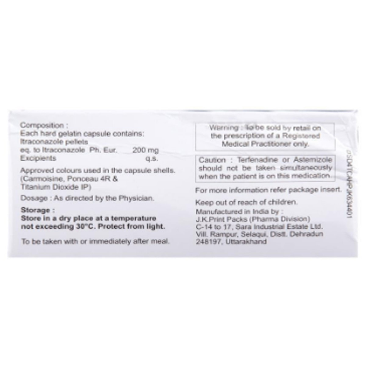 Candiforce 200 Capsule 4's, Pack of 4 CAPSULES Candiforce 200 Capsule 4's, Pack of 4 CAPSULES