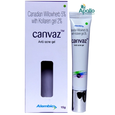 Canvaz Anti Acne Gel 15 gm, Pack of 1