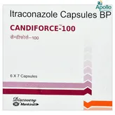 Candiforce 100 Capsule 7's, Pack of 7 CAPSULES