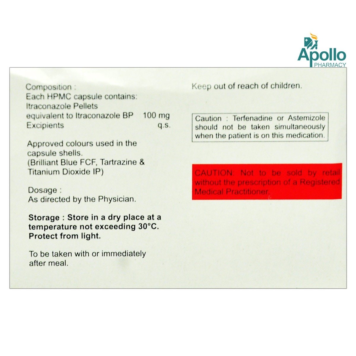 Candiforce 100 Capsule 7's, Pack of 7 CAPSULES Candiforce 100 Capsule 7's, Pack of 7 CAPSULES