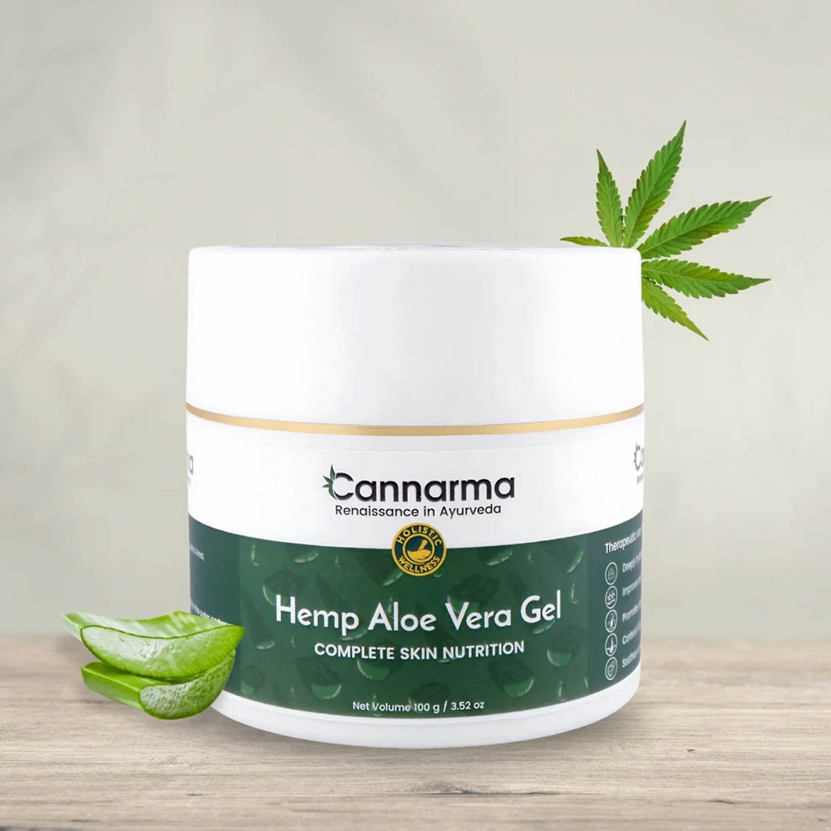 Cannarma Hemp Aloe Vera Gel 100 gm | For Face, Hair, Skin Moisturizer | Hydrates and Soothes, Pack of 1 Cannarma Hemp Aloe Vera Gel 100 gm | For Face, Hair, Skin Moisturizer | Hydrates and Soothes, Pack of 1
