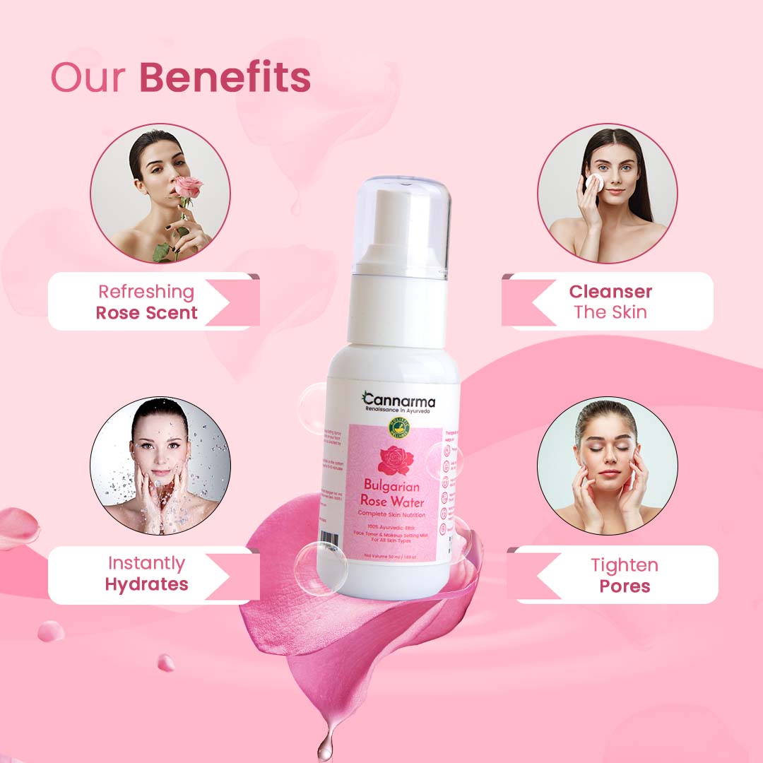 Cannarma Bulgarian Rose Water, 50 ml, Pack of 1 Cannarma Bulgarian Rose Water, 50 ml, Pack of 1