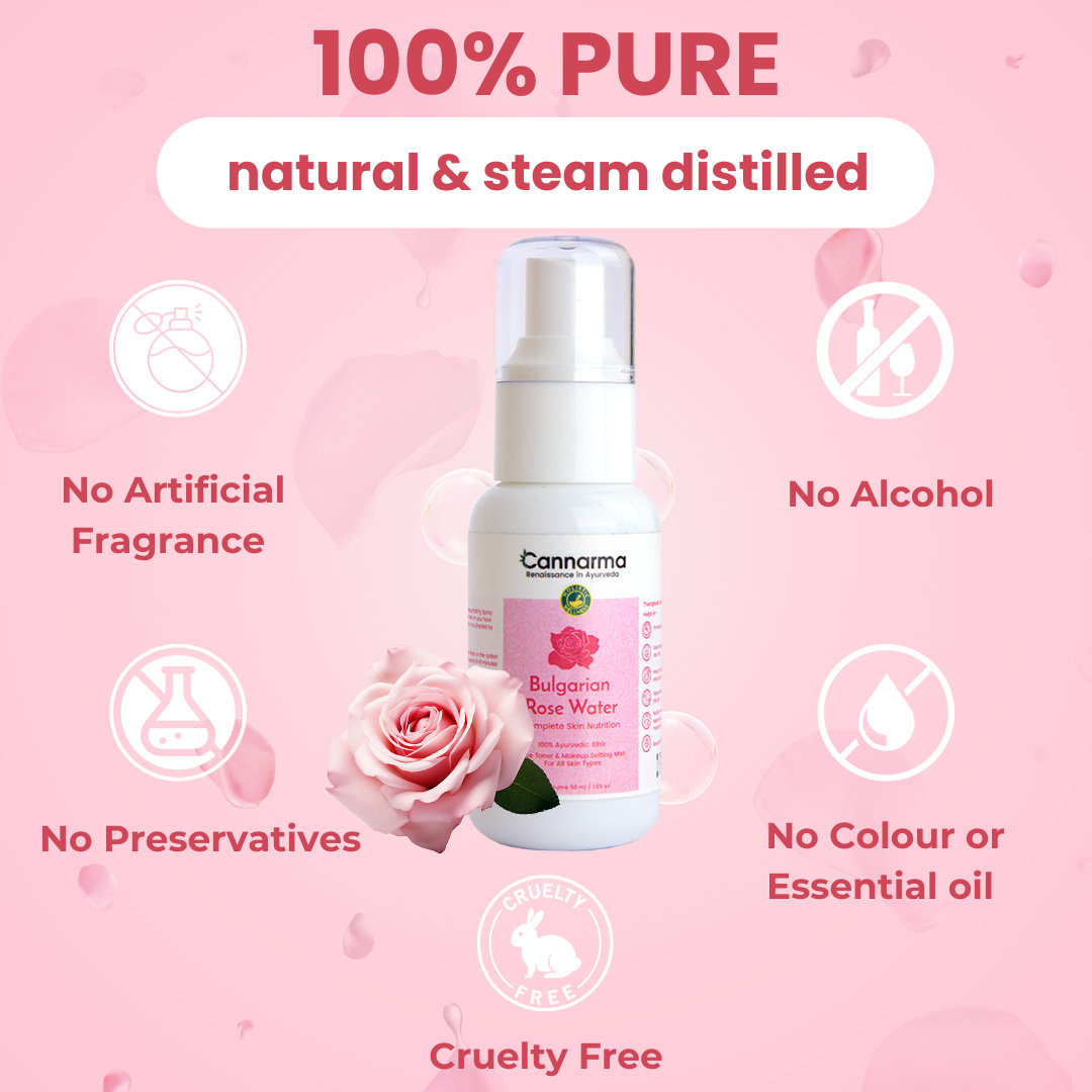 Cannarma Bulgarian Rose Water, 50 ml, Pack of 1 Cannarma Bulgarian Rose Water, 50 ml, Pack of 1