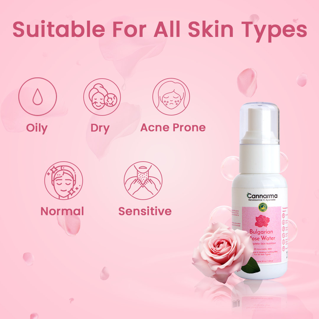 Cannarma Bulgarian Rose Water, 50 ml, Pack of 1 Cannarma Bulgarian Rose Water, 50 ml, Pack of 1