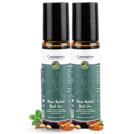 Cannarma Pain Relief Roll On Pack Of 2 (10ml + 10ml)