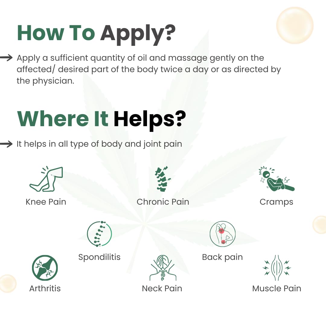 Cannarma Pain Relief Massage Oil Pack Of 2 (50ml + 50ml), Pack of 1 Cannarma Pain Relief Massage Oil Pack Of 2 (50ml + 50ml), Pack of 1