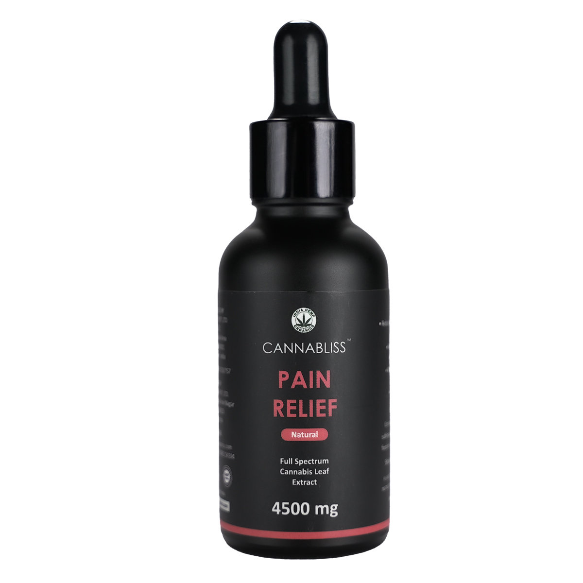 Cannabliss Pain Relief Natural 4500 mg Oil, 30 ml, Pack of 1 Cannabliss Pain Relief Natural 4500 mg Oil, 30 ml, Pack of 1