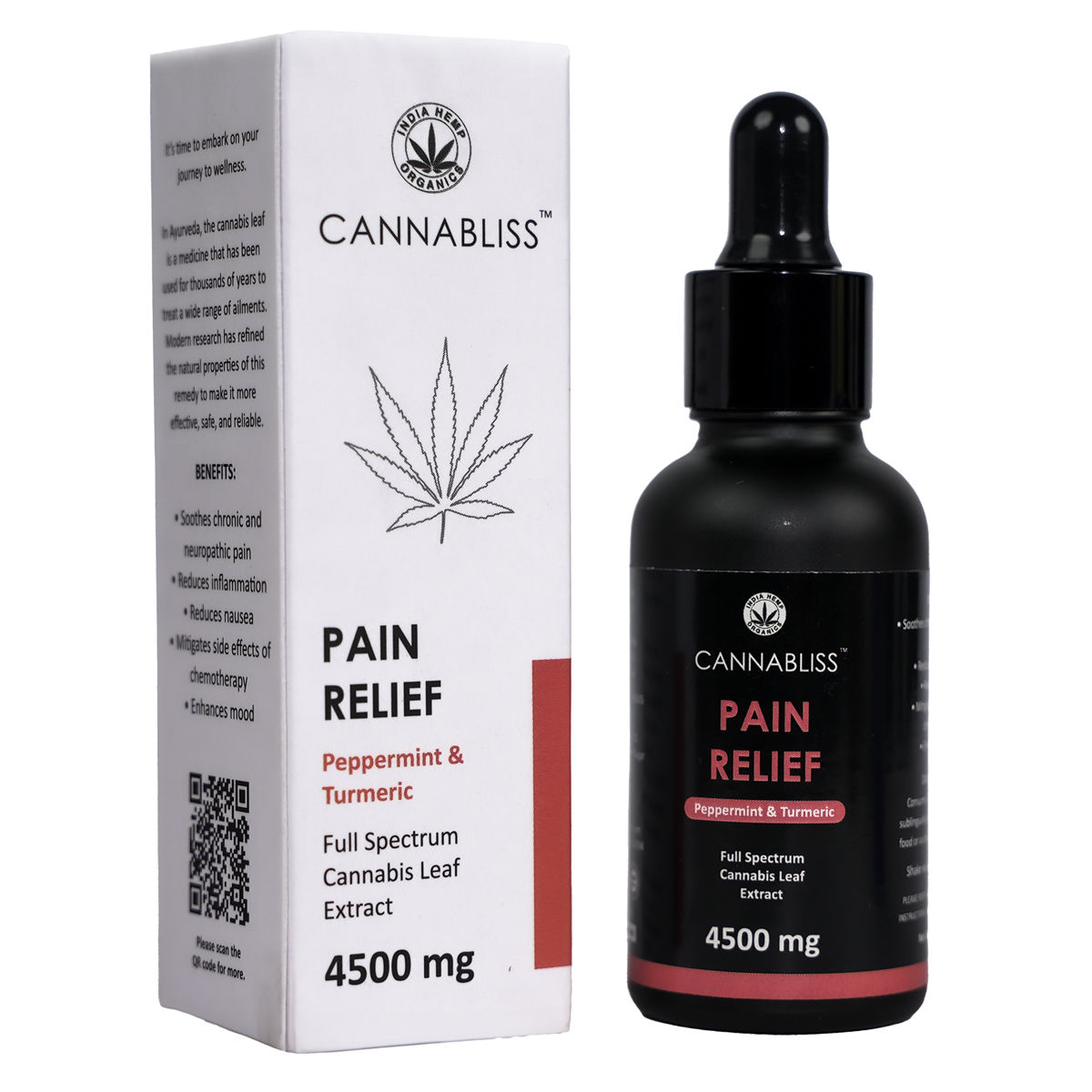 Buy Cannabliss Pain Relief 4500 mg Oil, 30 ml Online