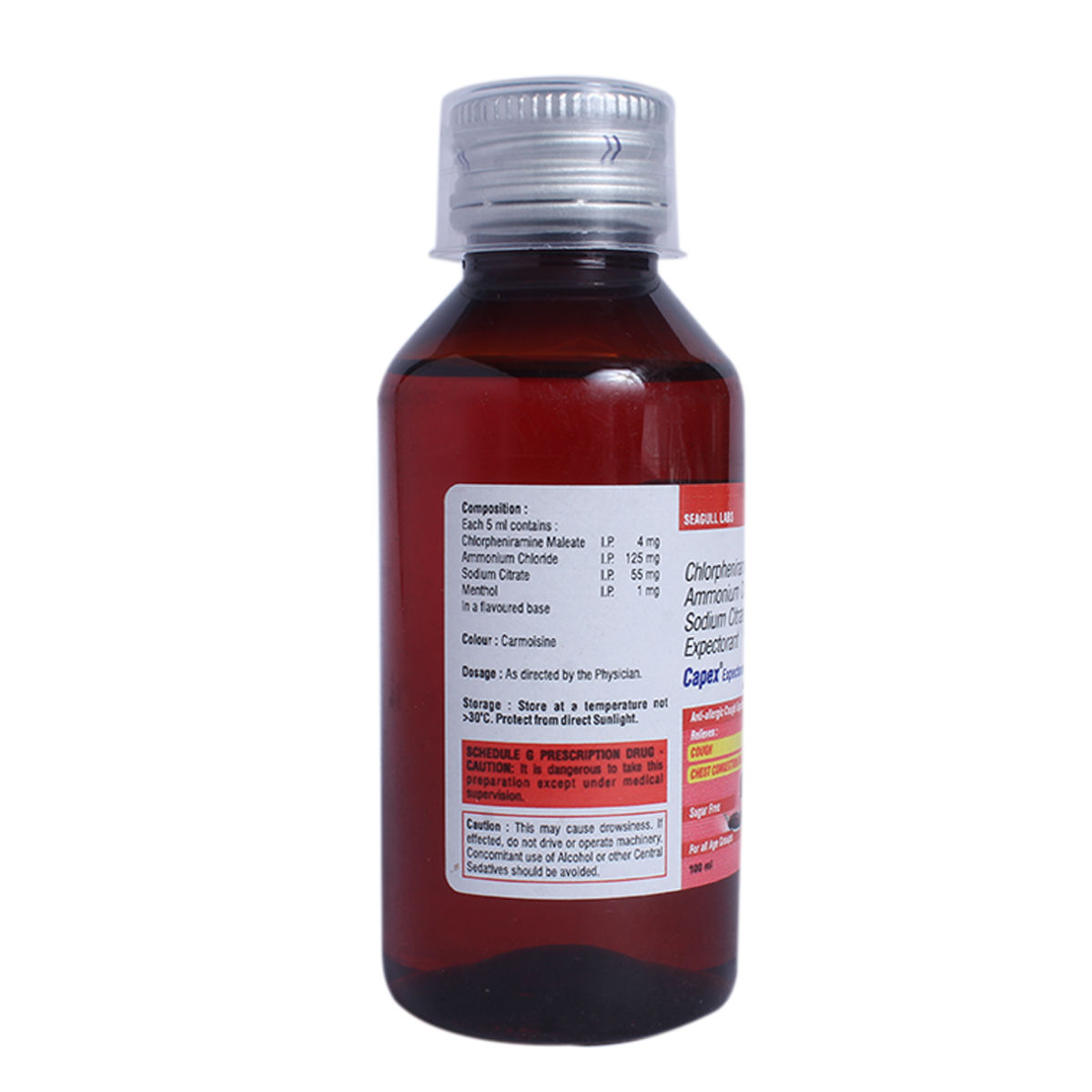 Capex Expectorant 100 ml Price, Uses, Side Effects, Composition ...