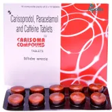 Carisoma Compound Tablet 10's, Pack of 10 TabletS