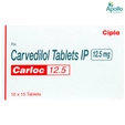 Carloc 12.5 Tablet 15's