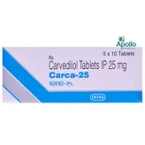 Carca 25 Tablet 10's, Pack of 10 TABLETS