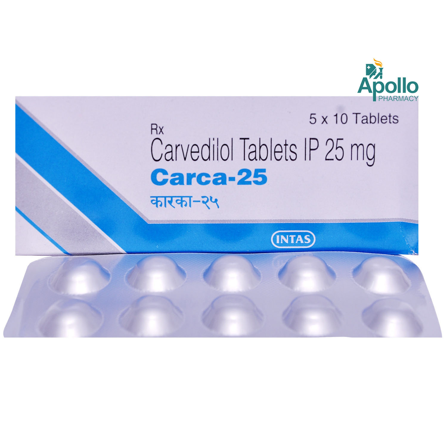 Carca 25 Tablet 10's, Pack of 10 TABLETS Carca 25 Tablet 10's, Pack of 10 TABLETS