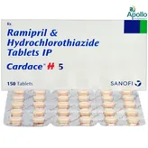 Cardace H 5 Tablet 10's, Pack of 10 TABLETS