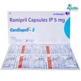 Cardiopril 5 Capsule, Pack of 10 CAPSULES