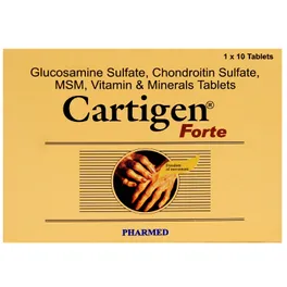 Cartigen Forte Tablet 10's Price, Uses, Side Effects, Composition ...