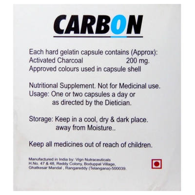 Carbon Capsule 10's, Pack of 10 CapsuleS