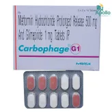 Carbophage G1 Tablet 10's, Pack of 10 TabletS