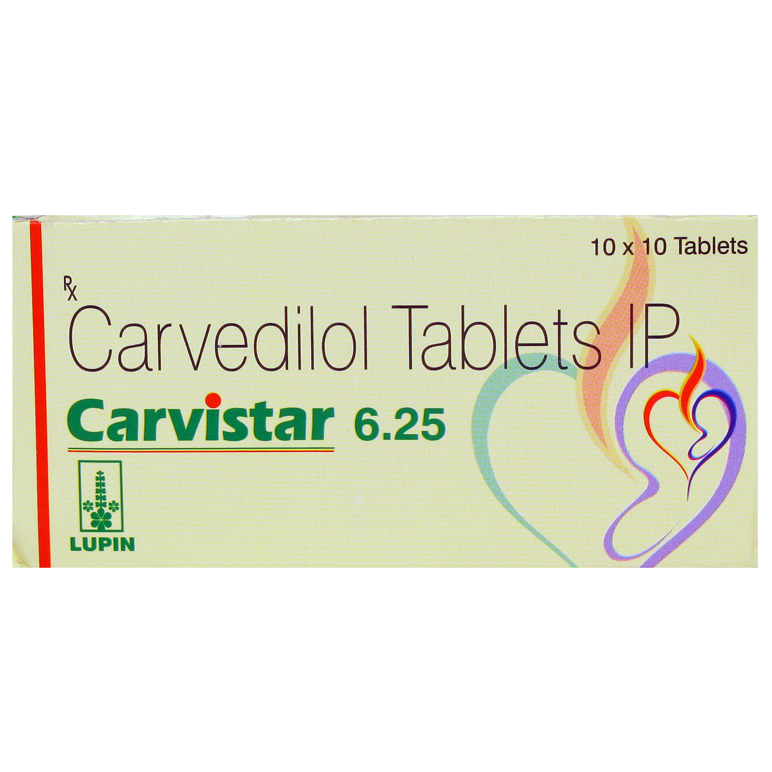 Carvistar 6.25 Tablet 10's, Pack of 10 TABLETS Carvistar 6.25 Tablet 10's, Pack of 10 TABLETS
