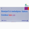 CARDACE AM 2.5/5MG TABLET