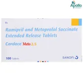 Cardace Meto 2.5 Tablet 10's, Pack of 10 TABLETS