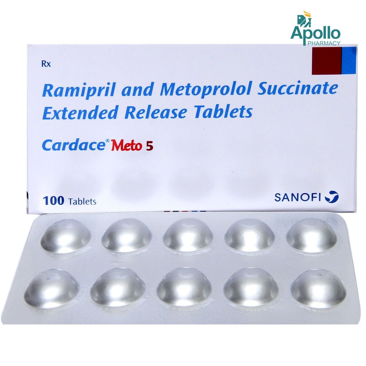 Cardace Meto 5 Tablet 10's, Pack of 10 TABLETS Cardace Meto 5 Tablet 10's, Pack of 10 TABLETS