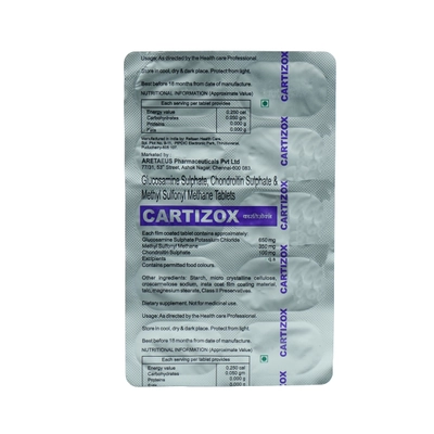 Cartizox Tablet 10's, Pack of 10 TABLETS