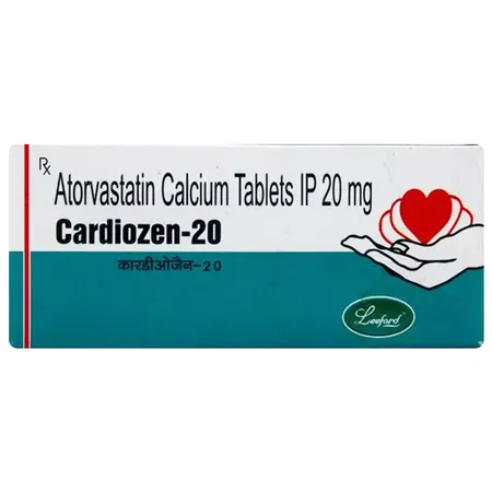 Cardiozen 20 mg Tablet 10's